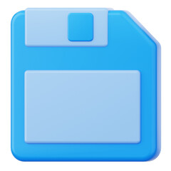 Save User Interface 3D Icon