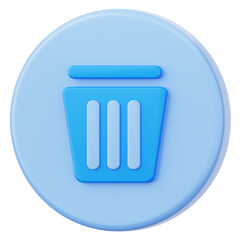 Delete User Interface 3D Icon