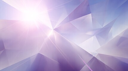 Abstract background with geometric shapes in shades of purple blue and white.