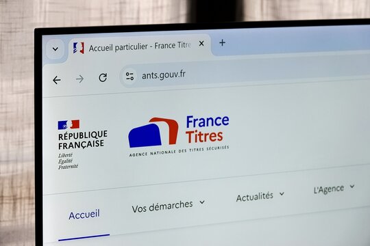 Page site internet ants.gouv.fr	