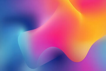 Vivid abstract gradient with vibrant colors and fluid shapes