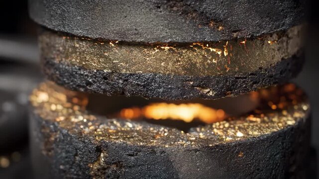 Medium shot of a composite smelting crucible with layered construction highlighting improved crack resistance and structural strength for hightemperature processing.