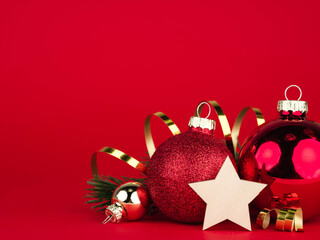 Christmas decoration macro close up