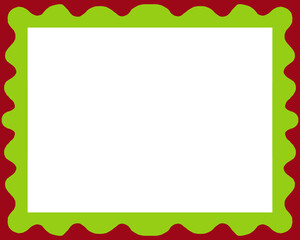 christmas frame card  with blank space