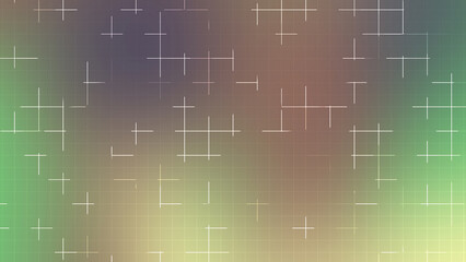 Abstract Tech Grid Background with Soft Green and Brown Gradient