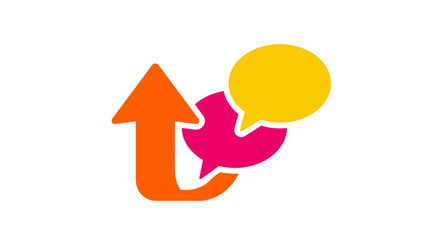 Vibrant Flat Design Icon Symbolizing Dynamic Content Sharing and Creation Platform_transparent.svg