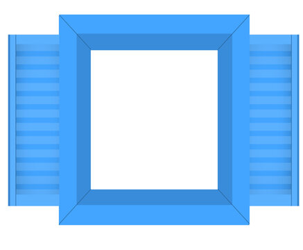 Blue Window (Janela Azul) Mamma Mia! 