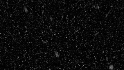 Experience the magic of falling snow in a realistic blizzard animation, perfect for winter scenes and holiday projects