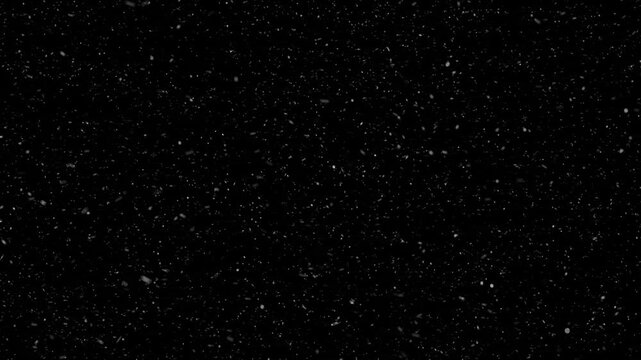 Gentle snowfall creates a serene, calming winter atmosphere for holiday promotions and seasonal greetings, evoking peace, quiet and festive joy