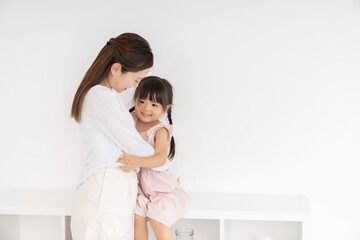 おかあさんと女の子