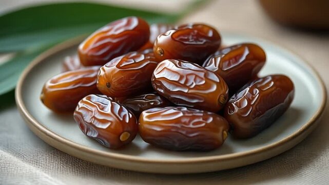 dates on a plate