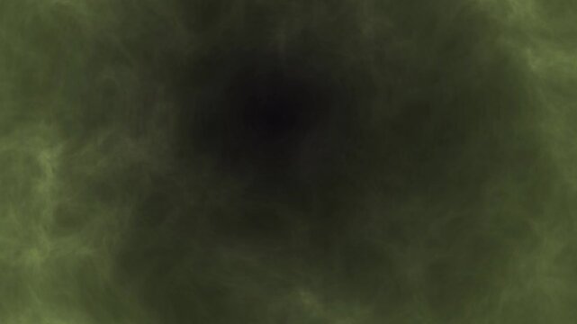 Abstract dark green smoke background with light edges