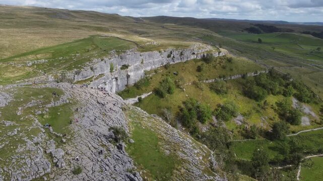 malham cove en Angleterre