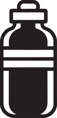 Sports bottle silhouette icon