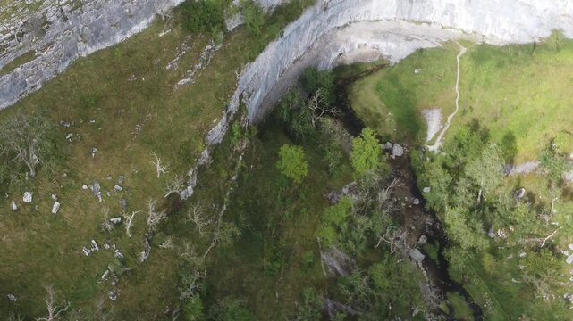 malham cove en Angleterre
