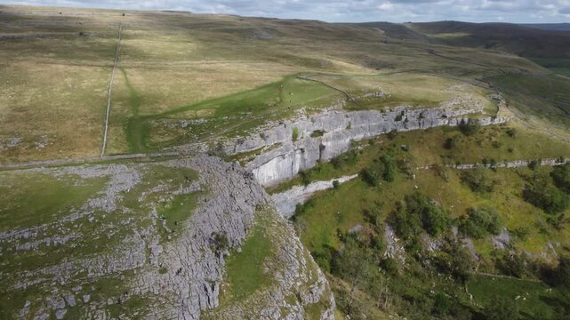 malham cove en Angleterre