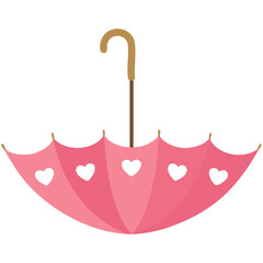 Pastel vector design cup with dotted pattern and bouquet isolated vector illustration on white background