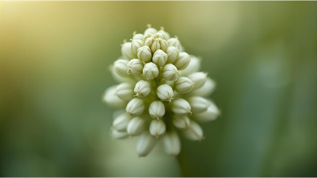 closeup of a polygala senega