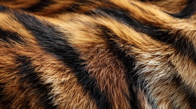 tiger fur texture background with bold orange black striped pattern