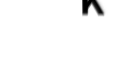 Black 25k number with shadow effect on white background twenty five thousand numeral