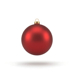 3D Christmas ornament ball icon