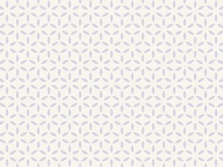 Fototapeta premium A seamless pattern of lavender flowers on a soft white background.