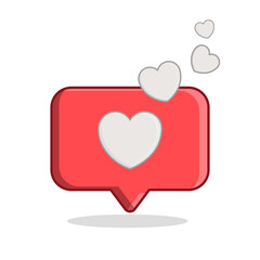 Heart in Message Window Icon