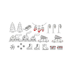 Fototapeta premium Vector illustration of a beach house concept, perfect for travel and holiday design icons