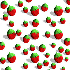 strawberry seamless pattern