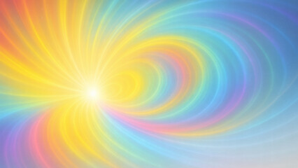 Obraz premium Vibrant Prism Light Swirl with Radiant Rainbow Color Flow and Dynamic Abstract Energy Motion for Colorful Creative Backgrounds
