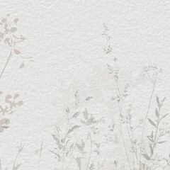 Delicate watercolor botanical digital paper floral background 