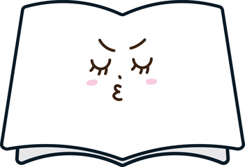 怒った表情の本キャラクター