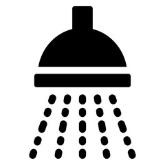 샤워 물줄기 아이콘