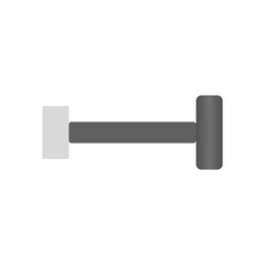 Dumbbell Icon: A sleek, minimalist dumbbell isolated against a clean background, symbolizing strength, fitness, and a commitment to personal well-being.