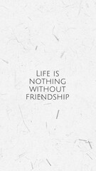 Friendship quote Facebook story template