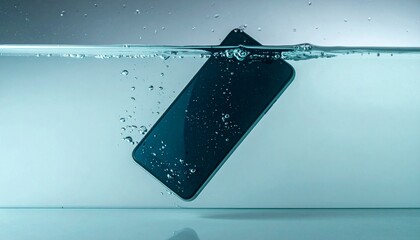 水没したスマートフォンのトラブルイメージ　スマホの故障