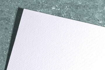 White paper, blank business letterhead stationery