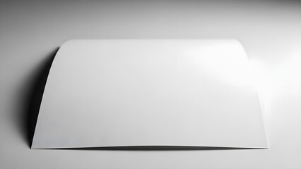 An ultra-premium white dough scraper isolated on a gradient background, showcasing cinematic depth and a clean, high-end commercial aesthetic for professional baking