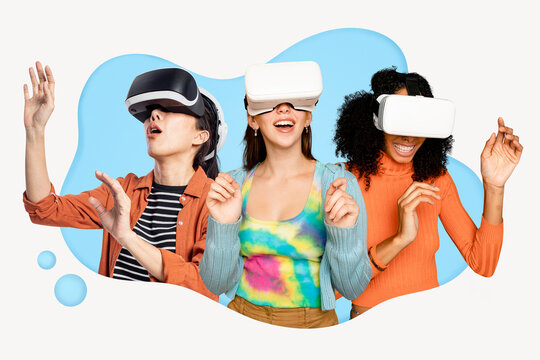 Metaverse & virtual reality gaming, badge design