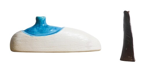 Creative expression in minimalist studio photography abstract sculptures close-up