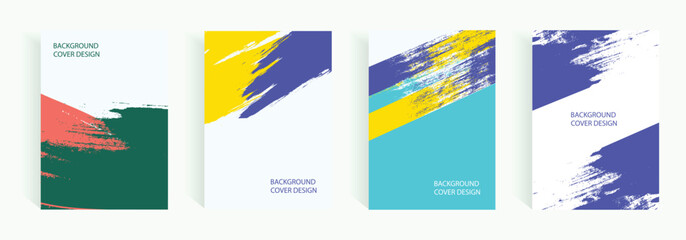 Modern design template for poster flyer brochure cover.  Vector flyer layout, white background with elements for magazine, cover, poster design. EPS 10.   