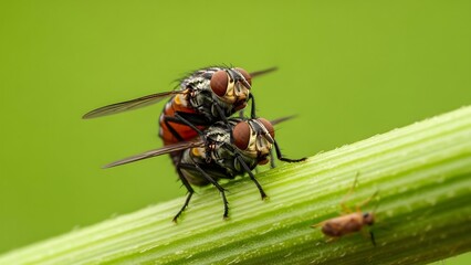 fly on leaf