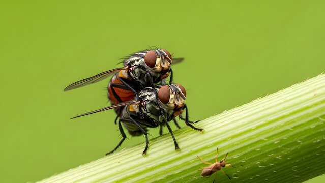 fly on leaf - Powered by Adobe