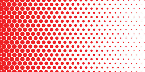 simple red halftone dot pattern for banner poster background.