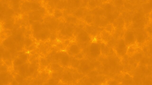 Animated color blobs create a bright orange heat texture resembling volcanic magma eruption animation.