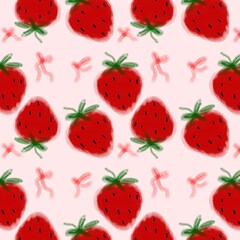 Playful Berry Seamless Illustration art
