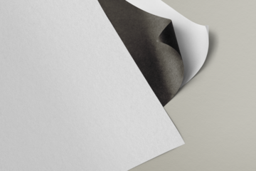 A4 paper png mockup, transparent blank design space