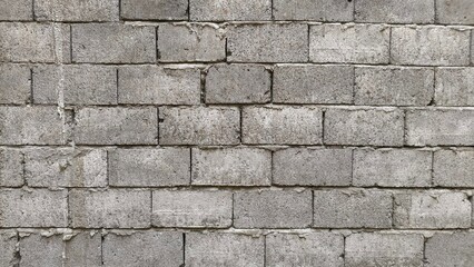 Gray brick wall texture perfect for backgrounds, architecture design, industrial themes, and creative visual projects.