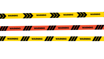 crime scene tape. caution tape on black background. yellow caution tape. police line do not cross