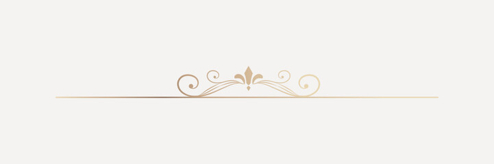 Fleur de lis border, design element vector
